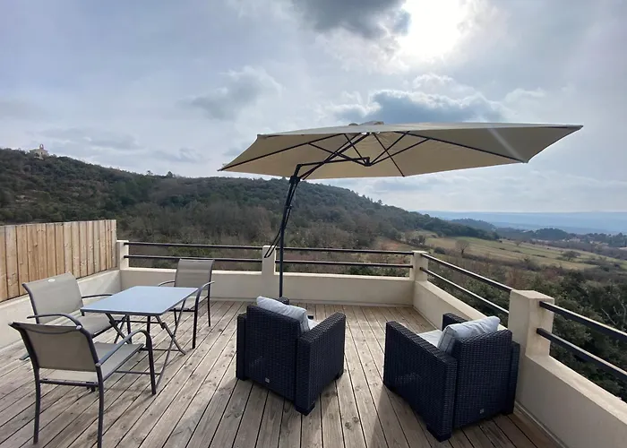 Studio Au Calme, Grande Terrasse Avec Vue Vallee