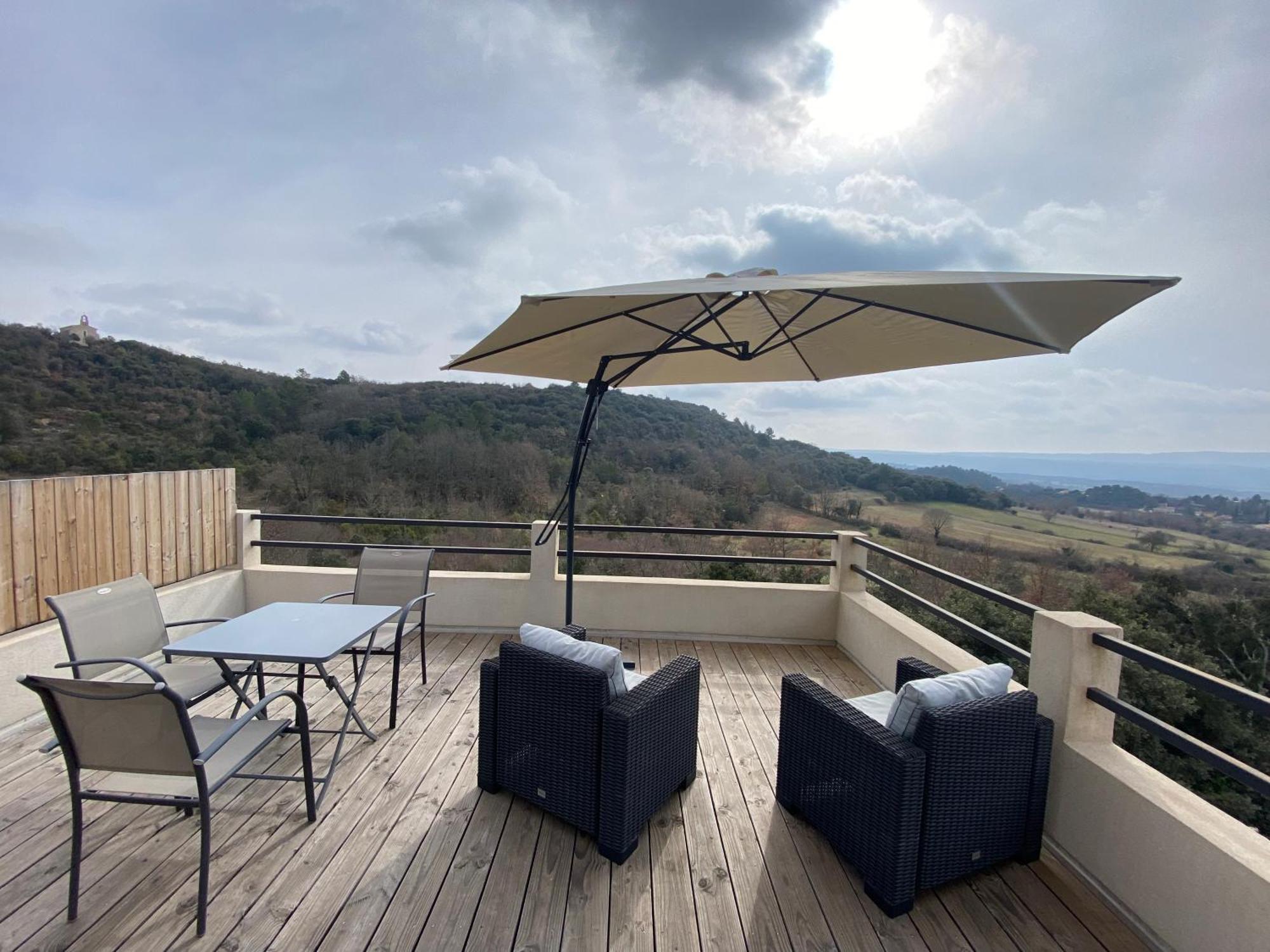 Au Calme, Grande Terrasse Avec Vue Vallee * Ginasservis